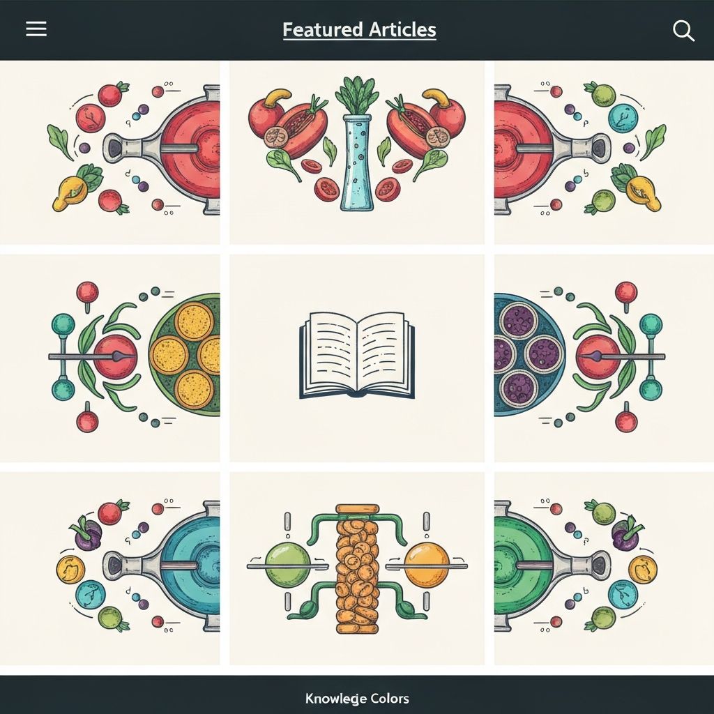 Featured articles grid layout visualization
